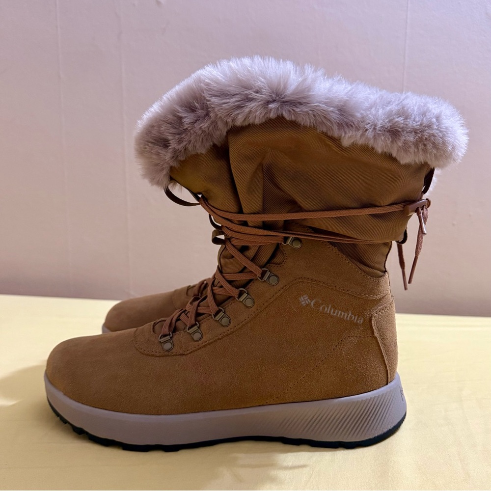 Columbia Slopeside Village Omni-Heat Insulated High Winter  Boots Faux Fur